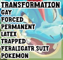 Permanent Feraligatr Suit Cover
